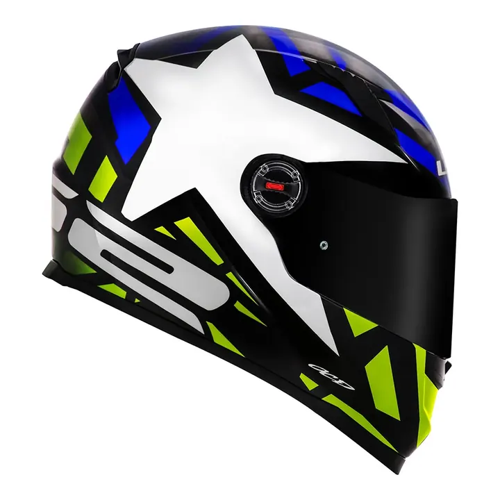 Capacete XDron Azul/Verde